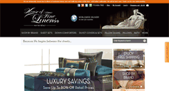 Desktop Screenshot of houseoffinelinens.com